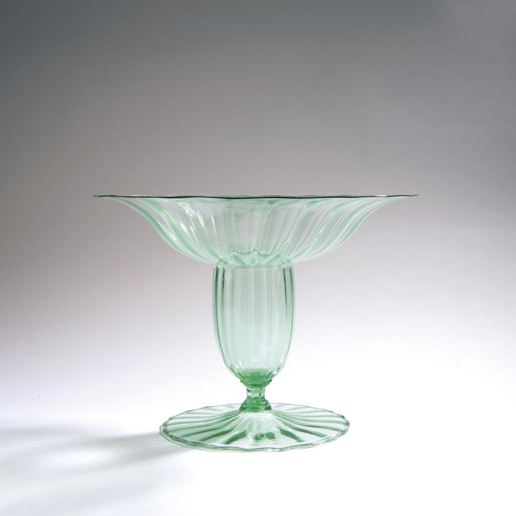 Hauptbild zu Objekt, 'Trasparente' vase, c. 1927, Napoleone Martinuzzi, Venini & C., Murano, 149C 536