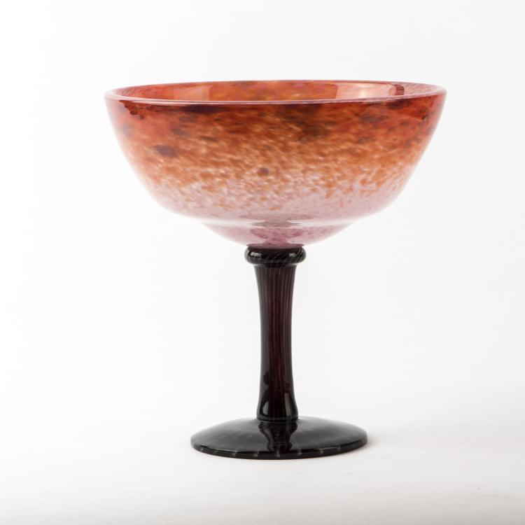 Bild 1 zu Objekt, Pokalvase 'Coupe &agrave; pied noir', 1924-33, Schneider, Epinay-sur-Seine, 150B 255