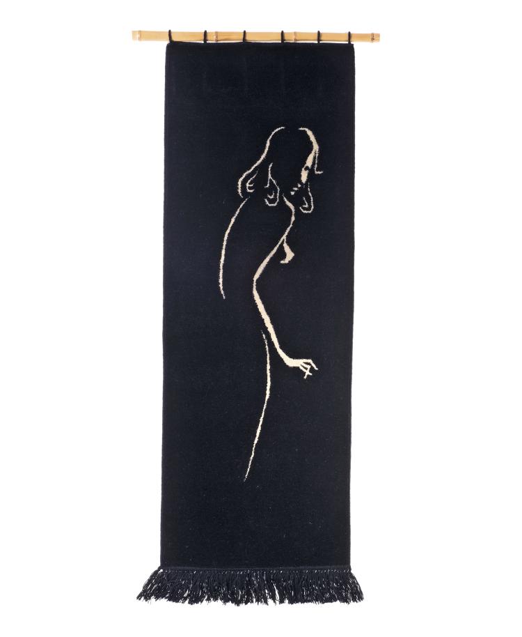 Hauptbild zu Objekt, Wandteppich 'Ilse', 1950er Jahre, Teppich und Textilmanufaktur GmbH, M&uuml;nchen, 149B 441