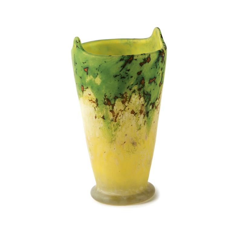 Hauptbild zu Objekt, Bechervase, 1910-15, Daum Fr&egrave;res, Nancy, 150B 143