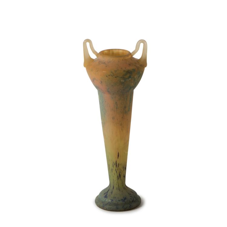 Hauptbild zu Objekt, Henkelvase, um 1910-15, Daum Fr&egrave;res, Nancy, 150B 146