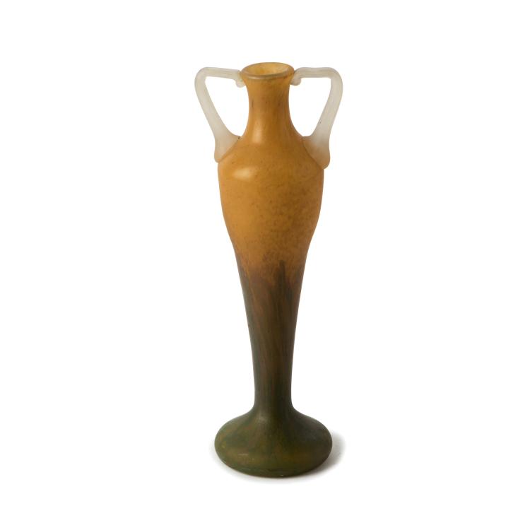 Hauptbild zu Objekt, Henkelvase, um 1910, Daum Fr&egrave;res, Nancy, 150B 148