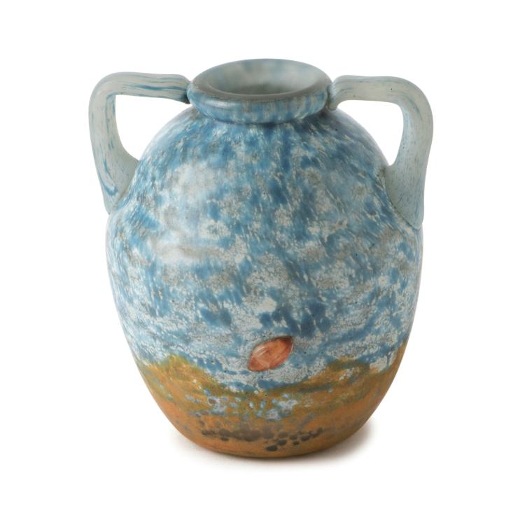 Hauptbild zu Objekt, Henkelvase 'Insectes', um 1910, Daum Fr&egrave;res, Nancy, 150B 150
