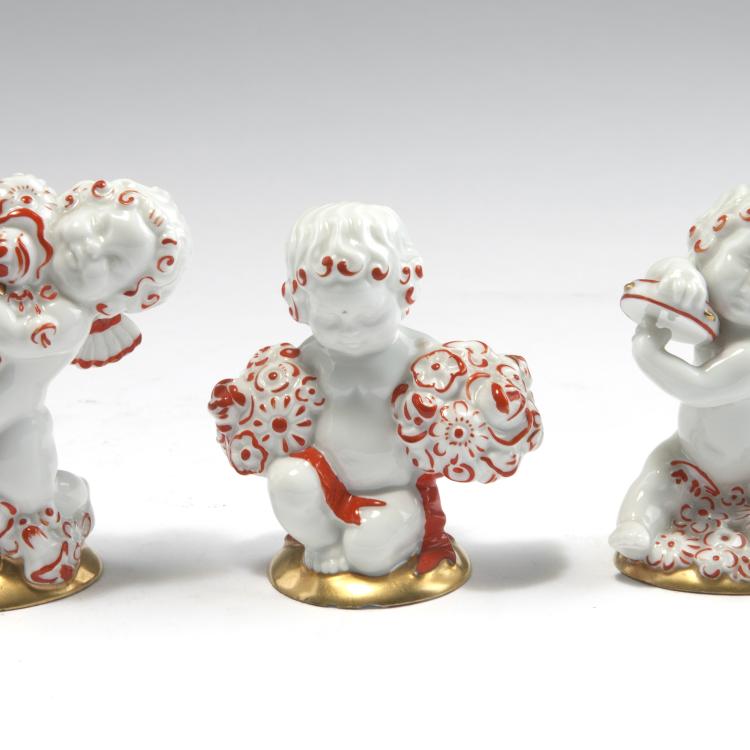 Bild 4 zu Objekt, F&uuml;nf Putti, 1930er Jahre, Aelteste Volkstedter Porzellanfabrik, Rudolstadt, 150B 505