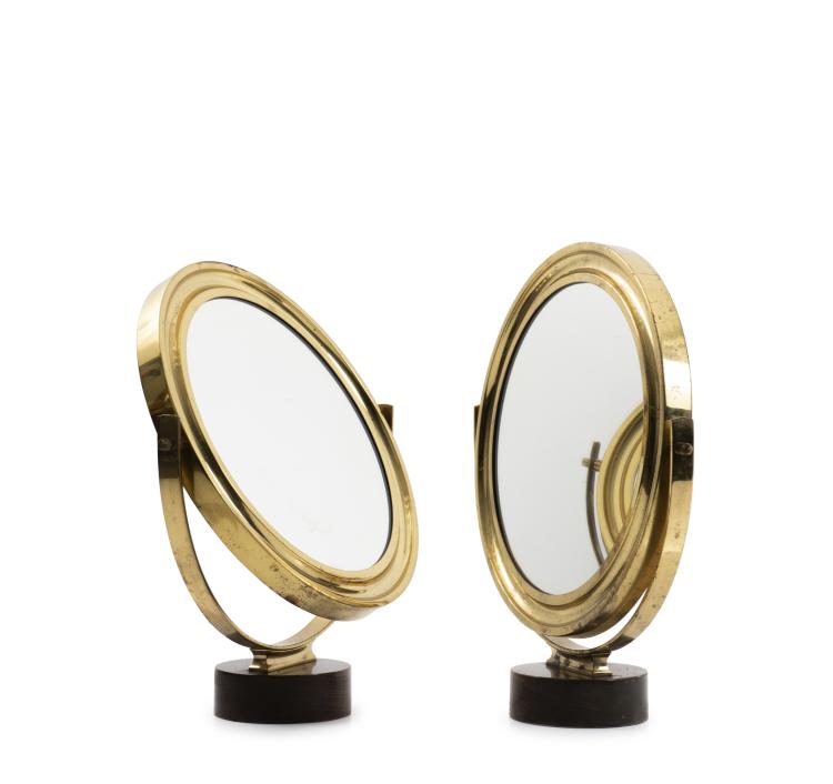 Hauptbild zu Objekt, 2 'Narciso' mirrors, 1960s, Sergio Mazza (attributed), Artemide, Mailand, 149A 153