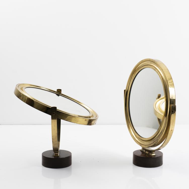 Bild 1 zu Objekt, 2 'Narciso' mirrors, 1960s, Sergio Mazza (attributed), Artemide, Mailand, 149A 153