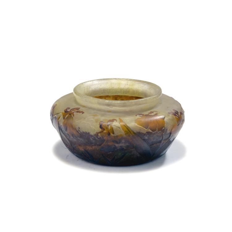 Hauptbild zu Objekt, Vase 'Orchid&eacute;es', 1905-10, Daum Fr&egrave;res, Nancy, 150B 134