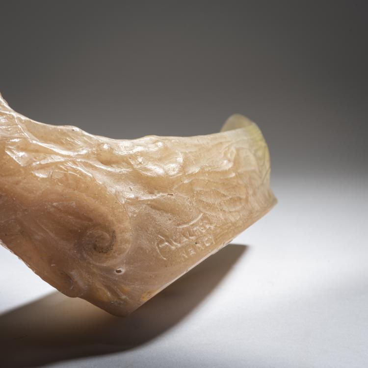 Bild 3 zu Objekt, 'Hippocampe' bowl, 1920-25, Henri Berg&eacute;, Walter, Amalric, Nancy, 150B 271