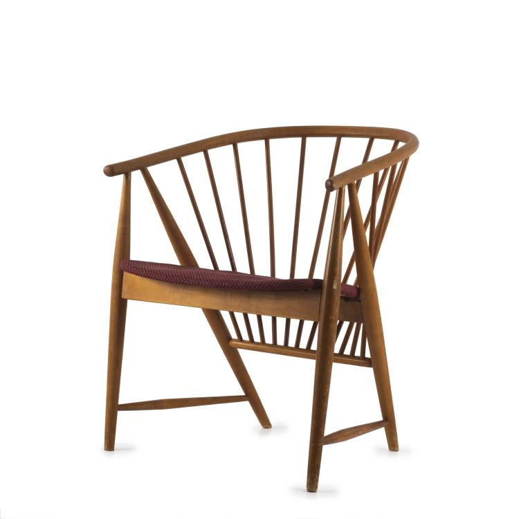 Hauptbild zu Objekt, Armlehnsessel 'Solfj&auml;dern', 1948, Sonna Ros&eacute;n, N&auml;ssj&ouml; Stolfabrik, N&auml;ssj&ouml;, 149B 312
