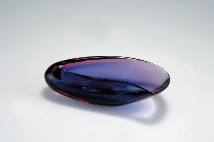 Hauptbild zu Objekt, 'Valva' bowl, 1954, Flavio Poli, Seguso Vetri d'Arte, Murano, 149C 682
