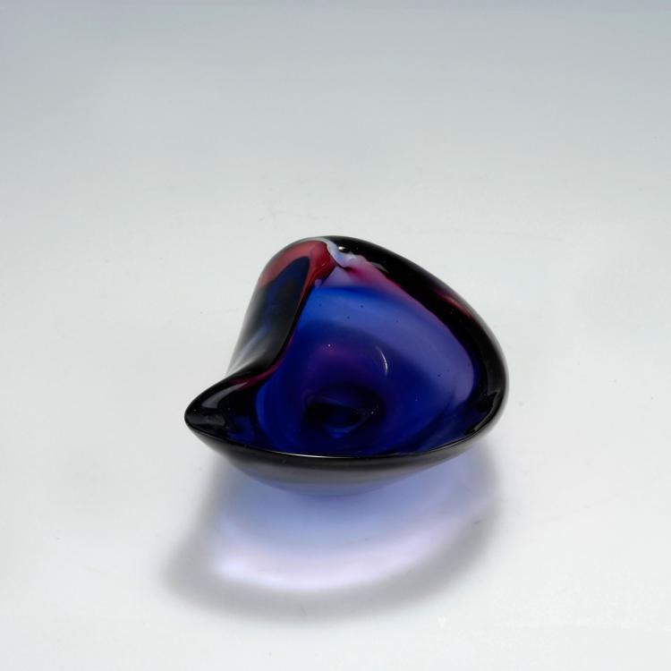 Bild 1 zu Objekt, 'Valva' bowl, 1954, Flavio Poli, Seguso Vetri d'Arte, Murano, 149C 682
