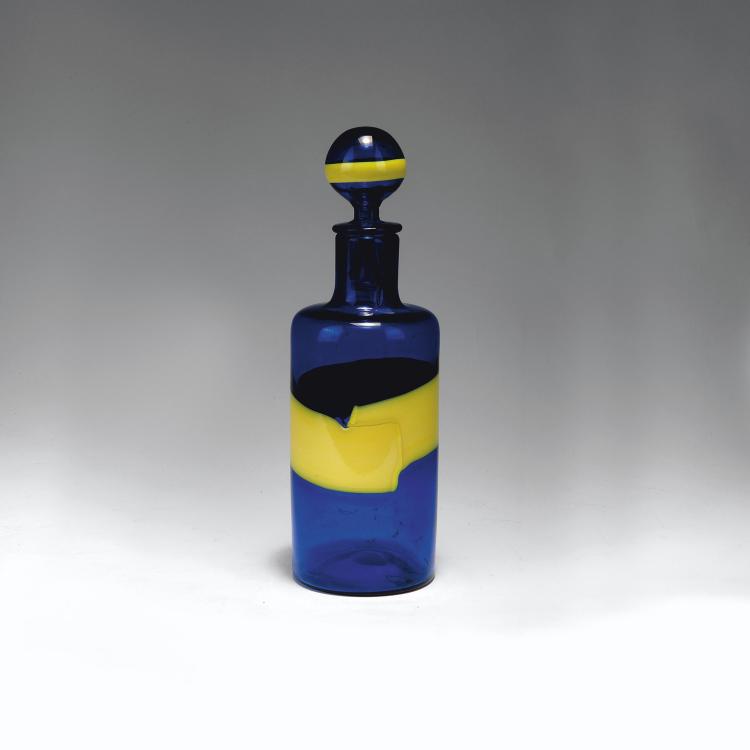 Hauptbild zu Objekt, 'A fasce' bottle with stopper, c. 1953, Venini & C., Murano, 149C 572