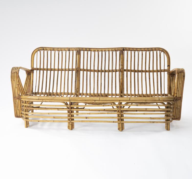 Bild 2 zu Objekt, Three seater sofa and armchair, 1930/40s, Bonacina, Vittorio, Como (zugeschrieben), 149A 5