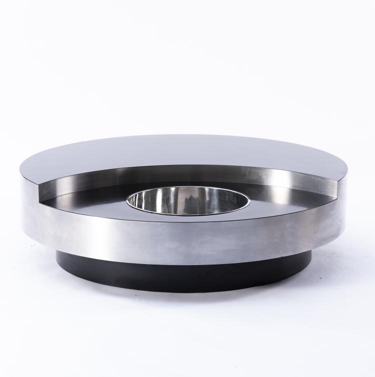 Bild 5 zu Objekt, Coffee table / Drinks cabinet 'TRG', c. 1970, Willy Rizzo, Sabot, Mario, Manzano Udine, 151B 520