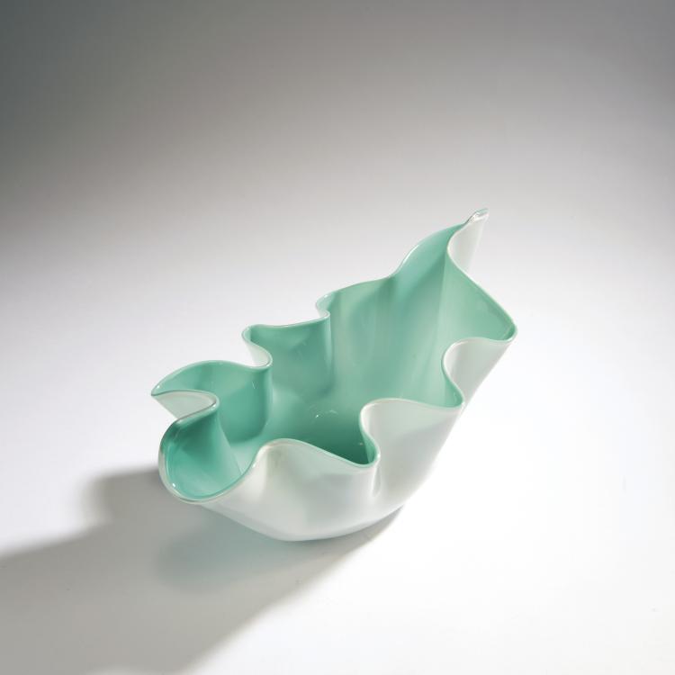 Bild 1 zu Objekt, 'Fazzoletto' vase, c. 1950, Fulvio Bianconi, Venini & C., Murano, 149C 567