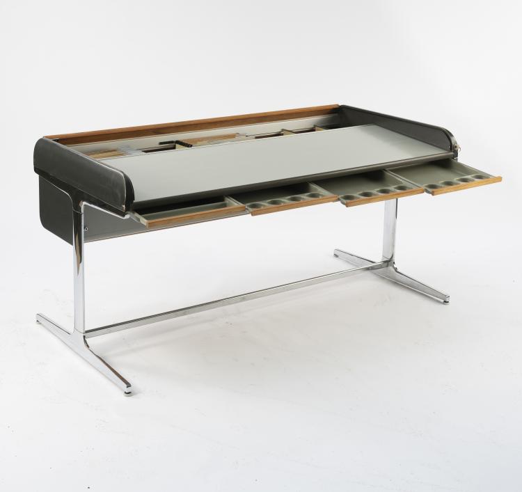 Hauptbild zu Objekt, Schreibtisch 'Action Office Rolltop Desk', 1967, George Nelson,Robert Propst, Vitra, Weil am Rhein, 149B 393