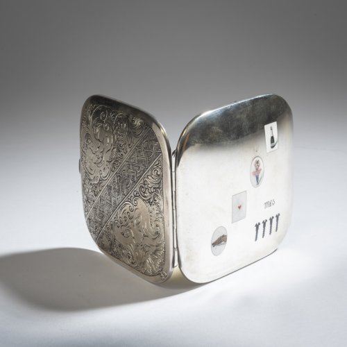 'Mes' cigarette case, c. 1920-25