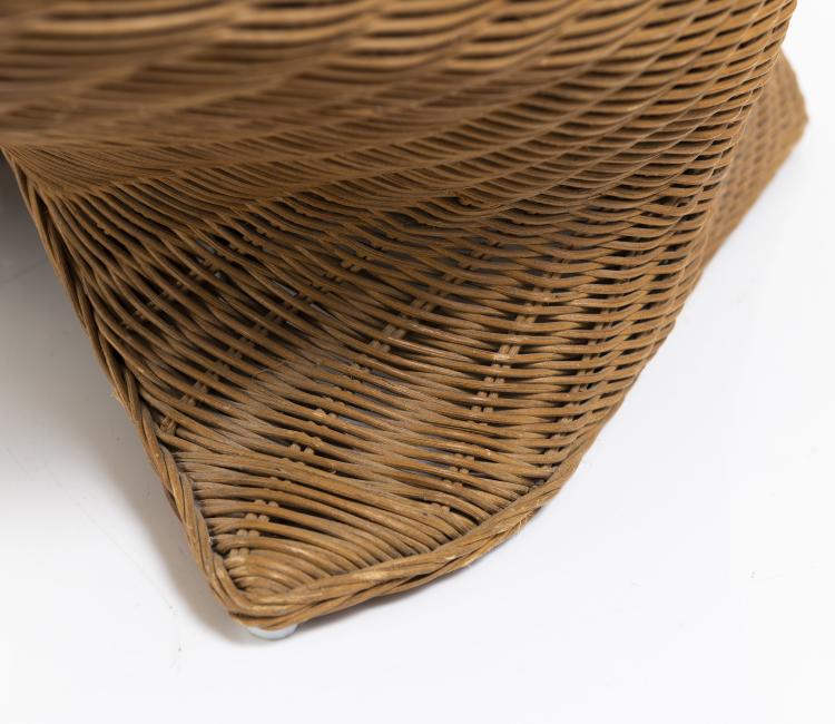 Bild 8 zu Objekt, Wicker armchair and table, 1970s, Italien, 149A 223