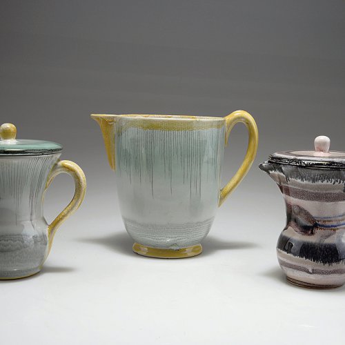 Three lemonade jugs, c. 1928