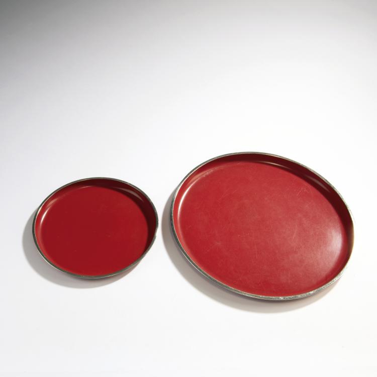 Hauptbild zu Objekt, 2 trays, 1929-32, Marianne Brandt, Ruppelwerk, Gotha, 149B 421