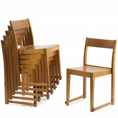 6 chairs 'Orkesterstolen', 1932