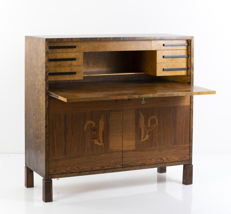 Bild 3 zu Objekt, Sekret&auml;rschrank, 1920/30er Jahre, Axel Larsson (zugeschrieben), Svenska M&ouml;belfabrikerna, Bodafors, 149B 272