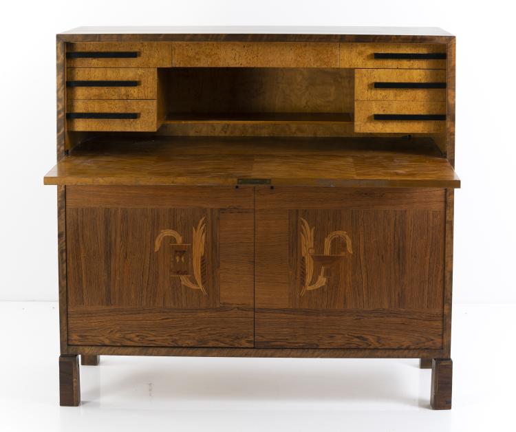 Bild 4 zu Objekt, Sekret&auml;rschrank, 1920/30er Jahre, Axel Larsson (zugeschrieben), Svenska M&ouml;belfabrikerna, Bodafors, 149B 272