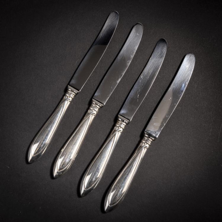 Hauptbild zu Objekt, Vier Messer '8200', um 1904, Peter Behrens, Bahner, Franz, D&uuml;sseldorf, 150B 448