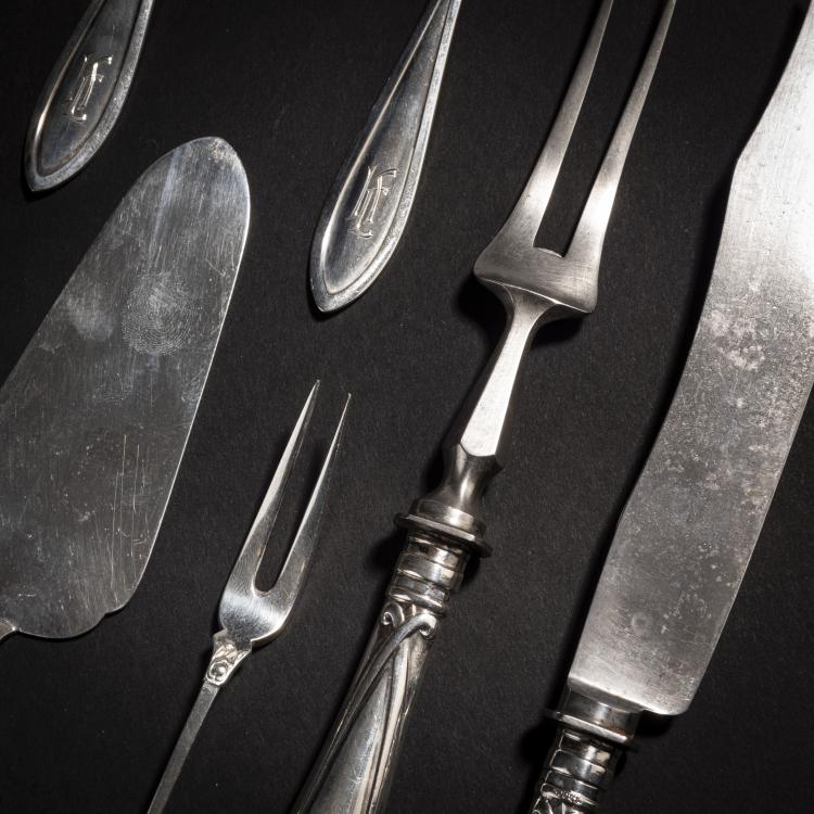 Bild 2 zu Objekt, 13 Vorlegeteile '8200', um 1904, Peter Behrens, Bahner, Franz, D&uuml;sseldorf, 150B 449