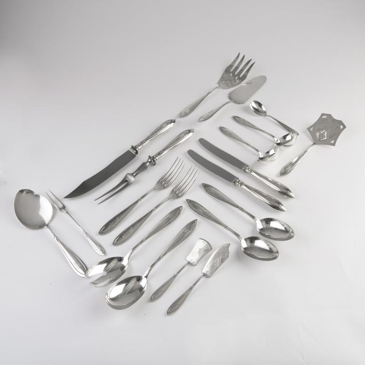 Bild 5 zu Objekt, 13 Vorlegeteile '8200', um 1904, Peter Behrens, Bahner, Franz, D&uuml;sseldorf, 150B 449