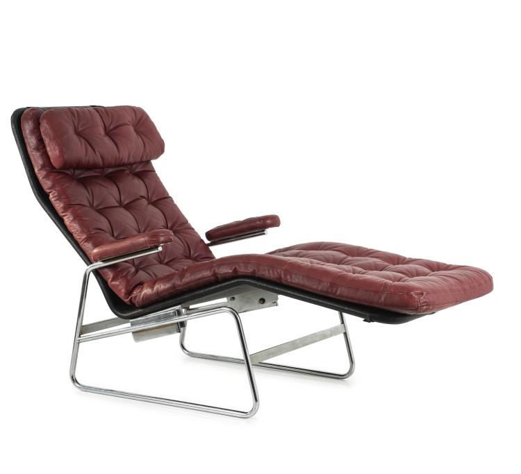 Hauptbild zu Objekt, Liegesessel 'Fenix', 1975, Sam Larsson, DUX, J&ouml;nk&ouml;ping, Schweden, 149B 487