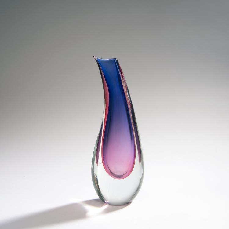 Hauptbild zu Objekt, Vase, c. 1954, Flavio Poli, Seguso Vetri d'Arte, Murano, 149C 687