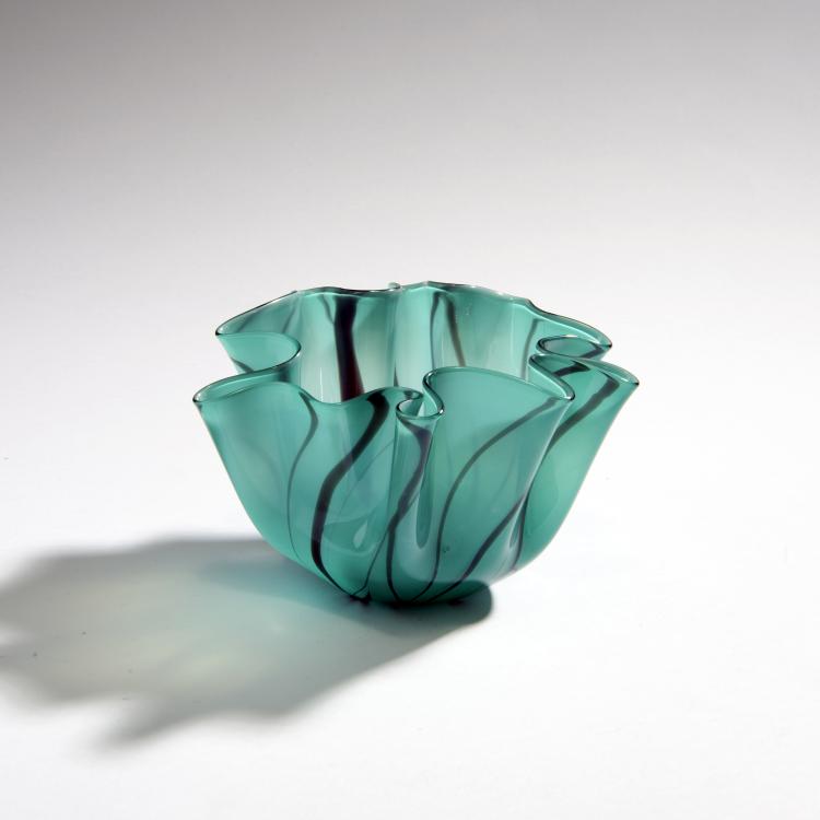 Bild 1 zu Objekt, 'Fazzoletto' vase, c. 1949, Fulvio Bianconi, Venini & C., Murano, 149C 563