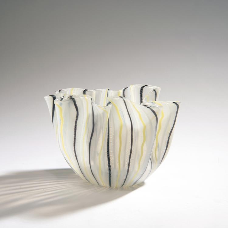 Hauptbild zu Objekt, 'Fazzoletto' vase, c. 1950, Fulvio Bianconi, Venini & C., Murano, 149C 569