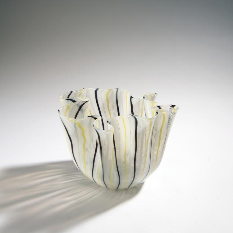 Bild 1 zu Objekt, 'Fazzoletto' vase, c. 1950, Fulvio Bianconi, Venini & C., Murano, 149C 569