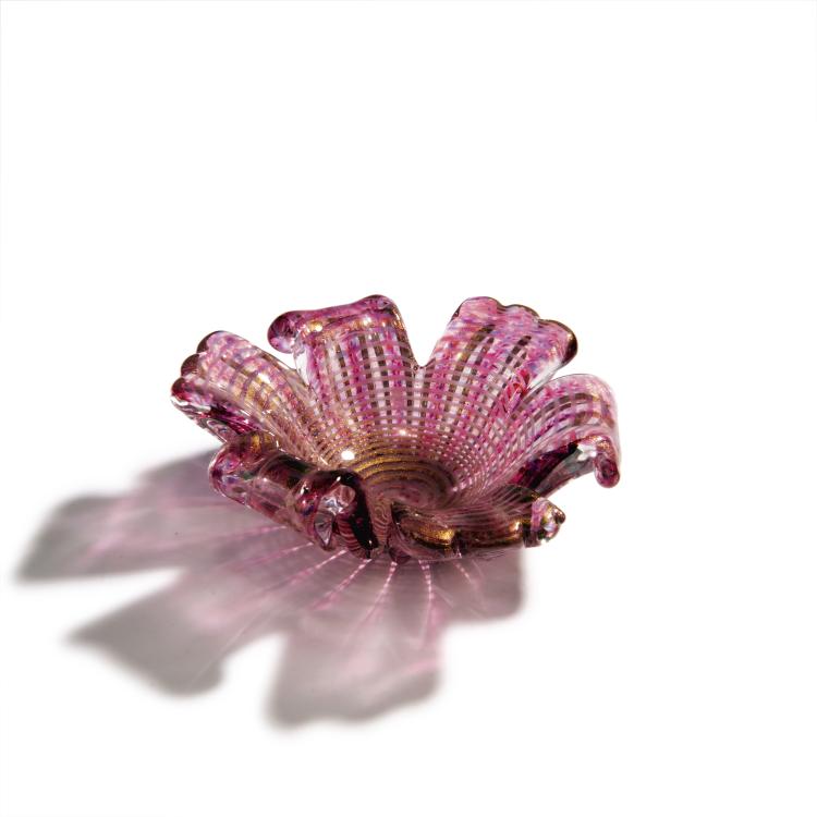 Hauptbild zu Objekt, 'Zebrato' bowl, 1949, Ercole Barovier, Barovier & Toso, Murano, 149C 622
