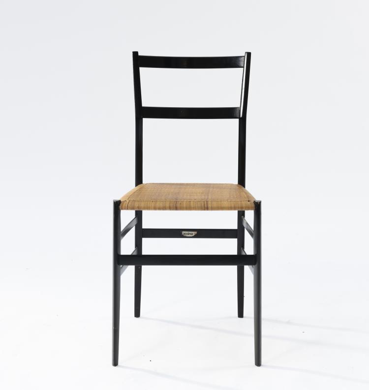 Bild 1 zu Objekt, Zw&ouml;lf St&uuml;hle 'Superleggera', 1957, Gio Ponti, Cassina, Mailand, 149A 80