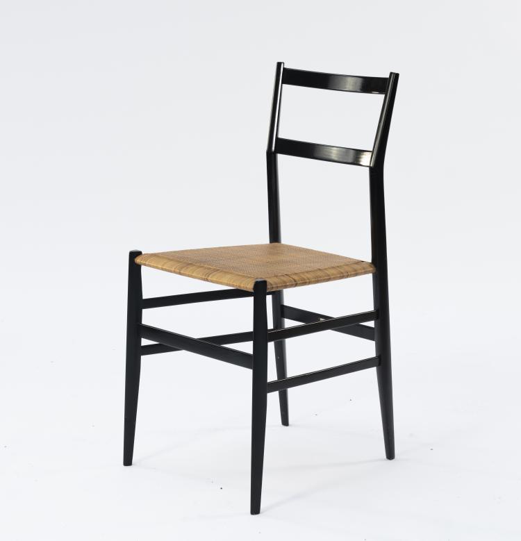 Bild 2 zu Objekt, Zw&ouml;lf St&uuml;hle 'Superleggera', 1957, Gio Ponti, Cassina, Mailand, 149A 80