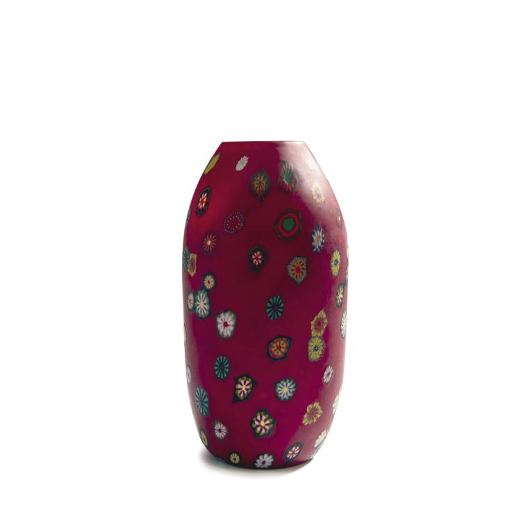 Hauptbild zu Objekt, 'Murrine fiori' vase, um 1964, Ermanno Toso, Toso, Fratelli, 149C 721