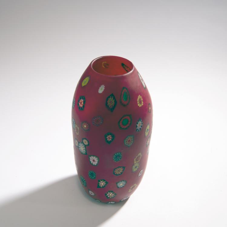 Bild 1 zu Objekt, 'Murrine fiori' vase, um 1964, Ermanno Toso, Toso, Fratelli, 149C 721