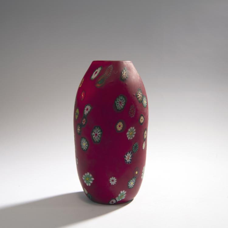 Bild 2 zu Objekt, 'Murrine fiori' vase, um 1964, Ermanno Toso, Toso, Fratelli, 149C 721