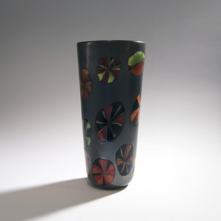 Bild 1 zu Objekt, 'Nerox stellato' vase, c. 1954, Pollio Perelda, Toso, Fratelli, Murano, 149C 719
