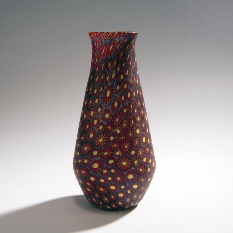 Bild 1 zu Objekt, 'Murrine redentore' vase, c. 1964, Ermanno Toso, Toso, Fratelli, Murano, 149C 722