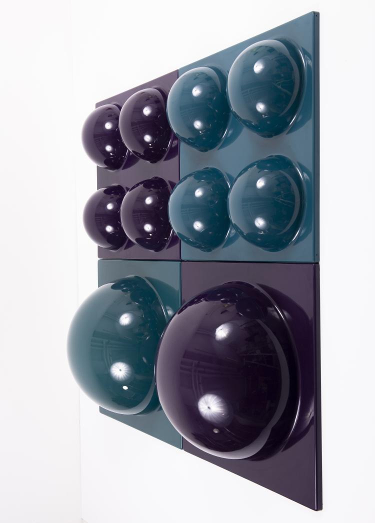 Bild 1 zu Objekt, Vier Wandelemente f&uuml;r die 'Visiona II', 1969/70, Verner Panton, Horlacher, Schweiz (zugeschrieben), 149B 392