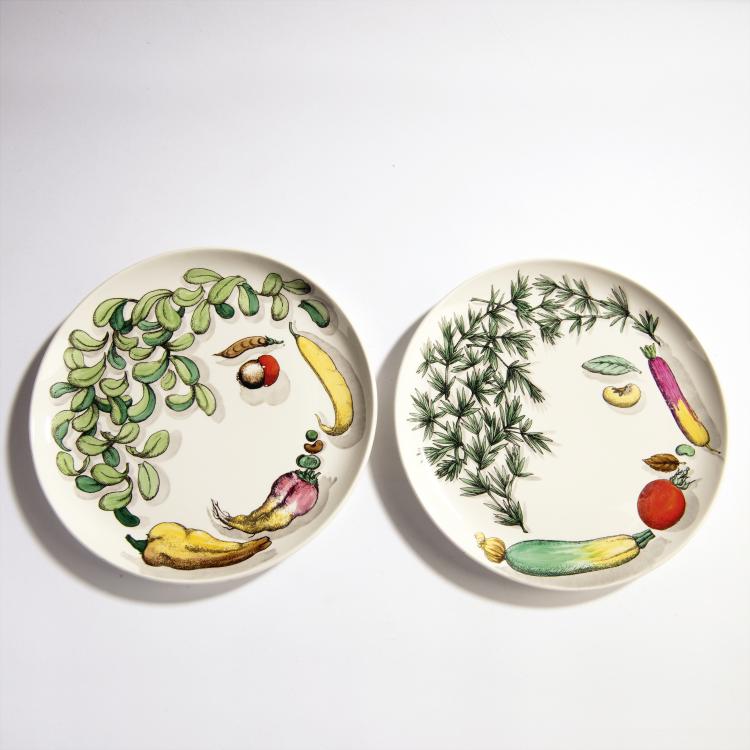 Bild 2 zu Objekt, Eight 'Vegetalia' plates, 1955, Piero Fornasetti, Fornasetti, Mailand, 149A 188