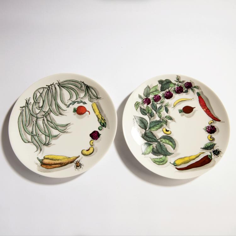 Bild 3 zu Objekt, Eight 'Vegetalia' plates, 1955, Piero Fornasetti, Fornasetti, Mailand, 149A 188