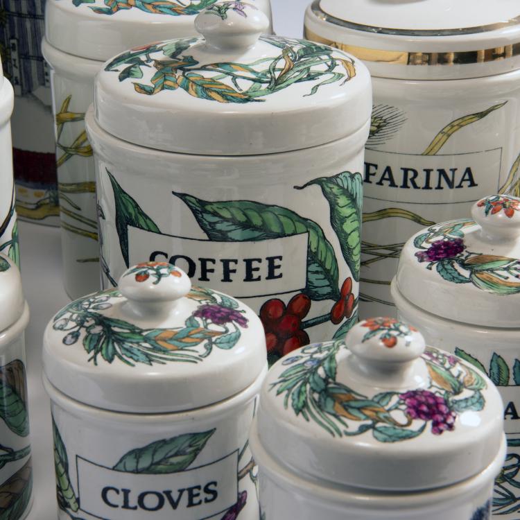 Bild 2 zu Objekt, 19 condiment jars, 1960s , Piero Fornasetti, Fornasetti, Mailand, 149A 189