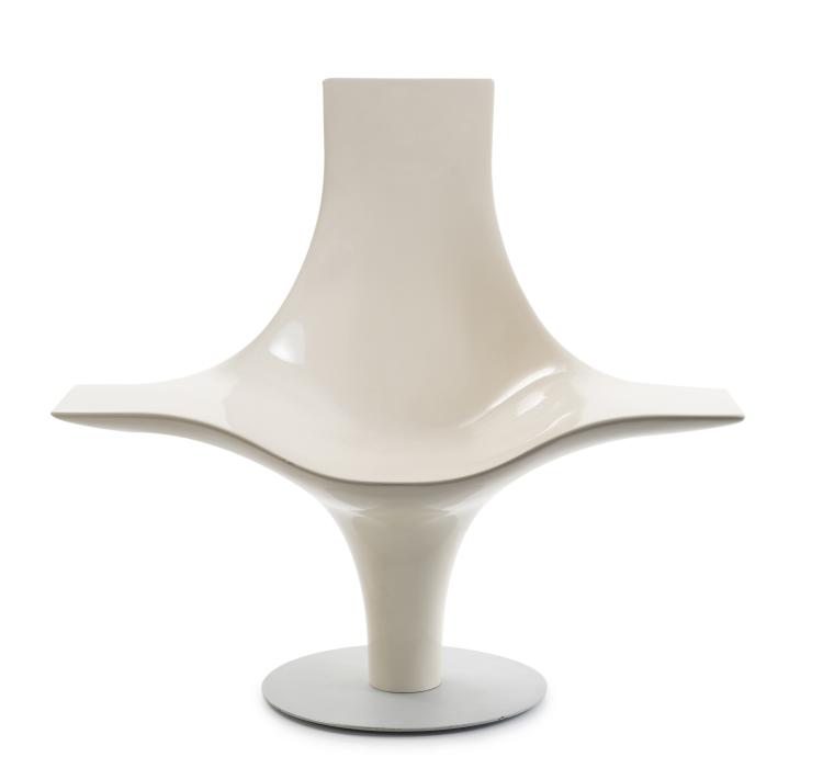 Hauptbild zu Objekt, 'Statuette lounge chair', 1995, Lloyd Schwan, Cappellini, Mailand, 149B 509