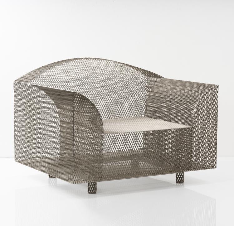 Hauptbild zu Objekt, 'How high the Moon' easy chair, 1986, Shiro Kuramata, Vitra Design, Weil am Rhein, 151B 582