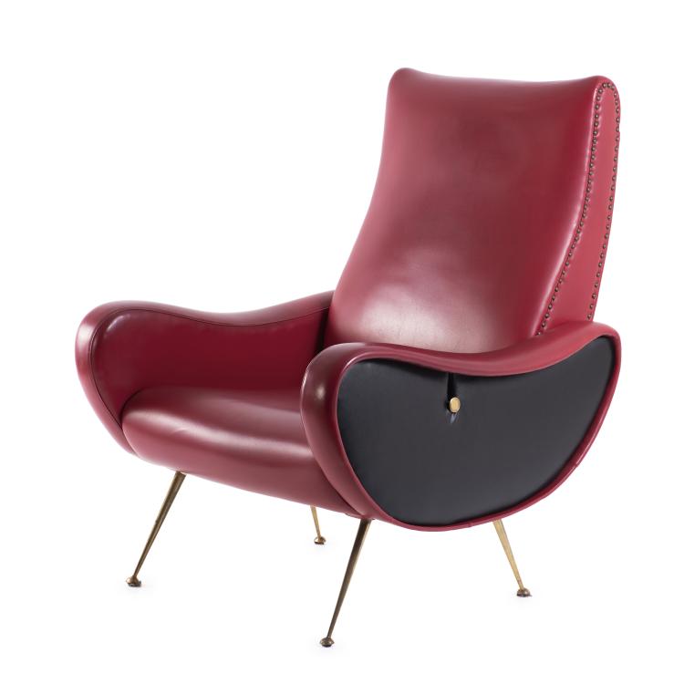 Hauptbild zu Objekt, Armchair, c. 1955, Marco Zanuso (in the style of), Italien, 149A 68